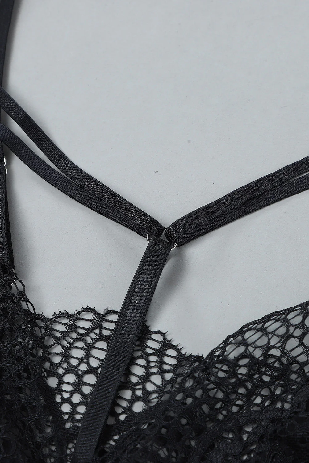 2Pcs Lace Strappy Bralette Set - Image 8