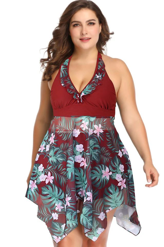 (2XL-6XL) Plus Size Tankini Swimsuit - Image 5