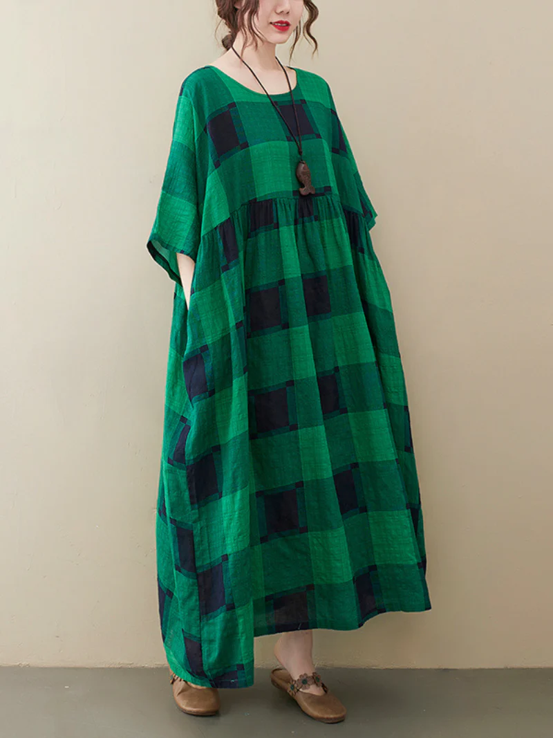 Long Formal Evening Party Smock Dress - Image 2