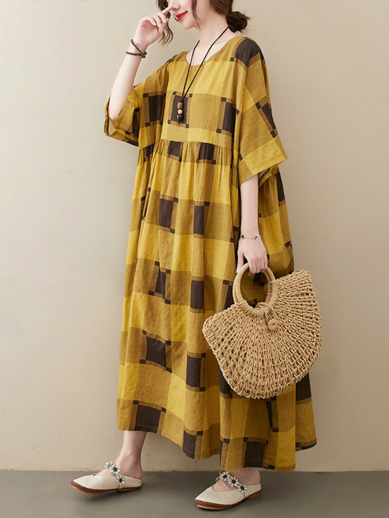 Long Formal Evening Party Smock Dress - Image 4