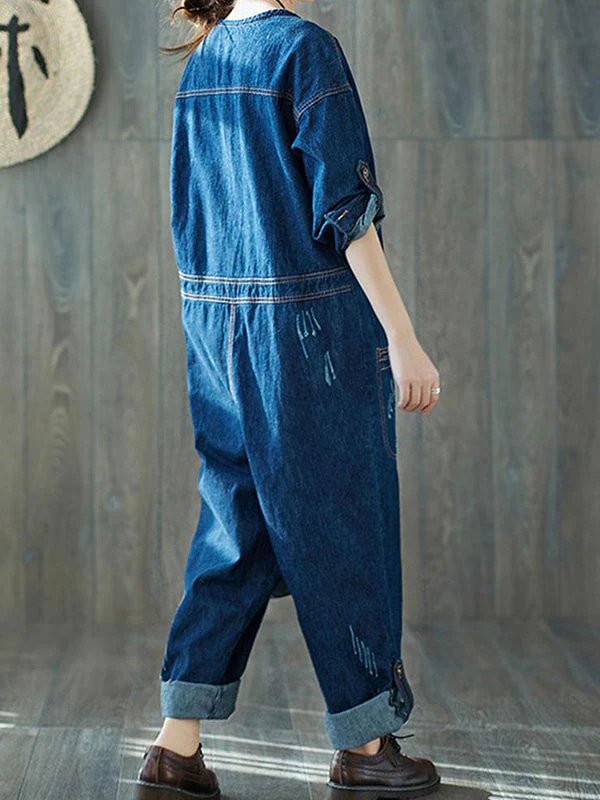 50s Revival Overall Dungarees - Image 2