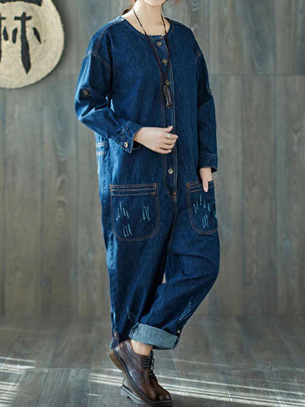 50s Revival Overall Dungarees - Image 3