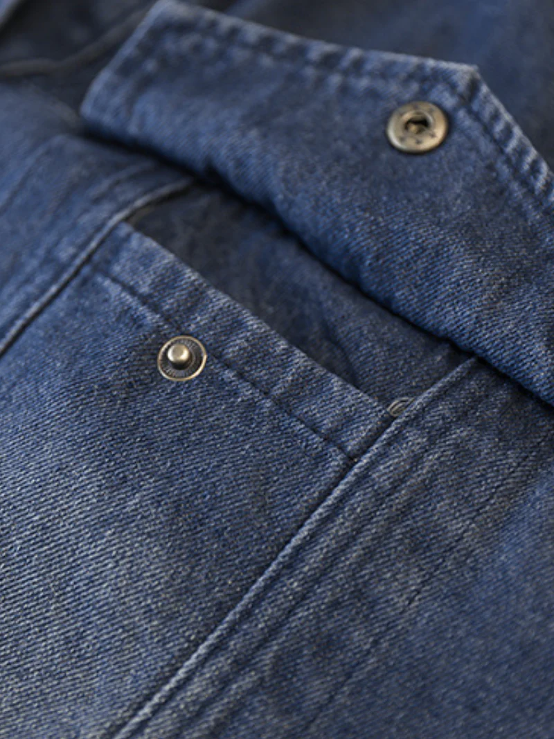A beautiful Soul Denim Loose Long Sleeves Jacket - Image 3