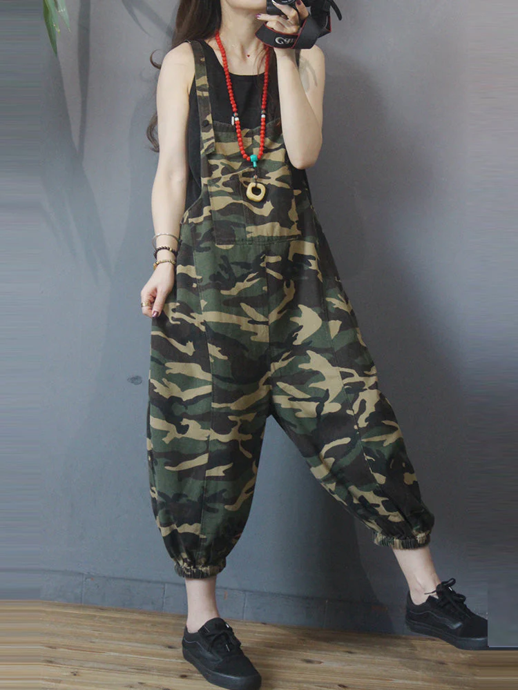 A Day in the Camouflage Printed Overall Dungaree - Image 3