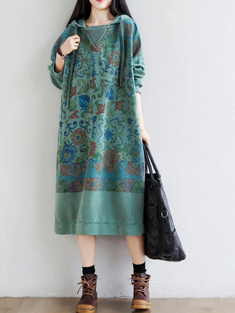 A Heart of Gold Hooded Dress - Image 10