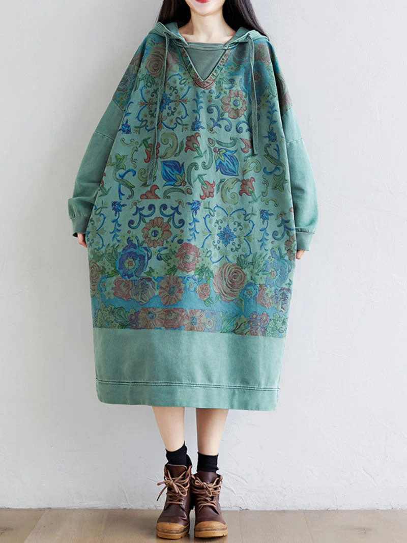 A Heart of Gold Hooded Dress - Image 2