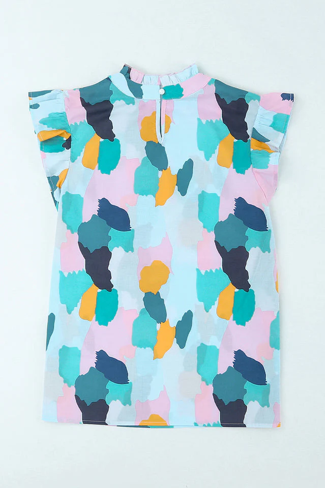 Abstract Print Top - Image 10