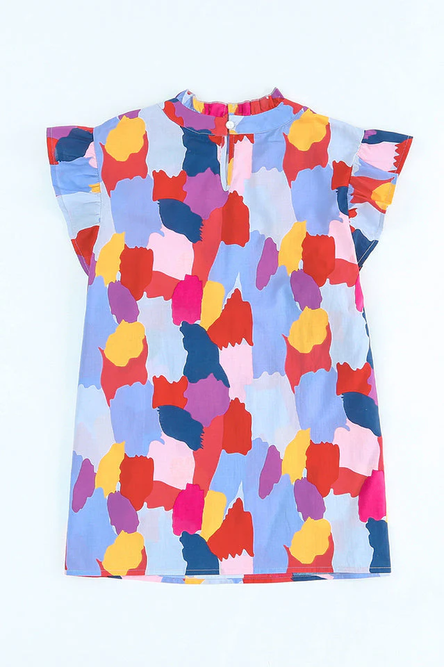 Abstract Print Top - Image 11