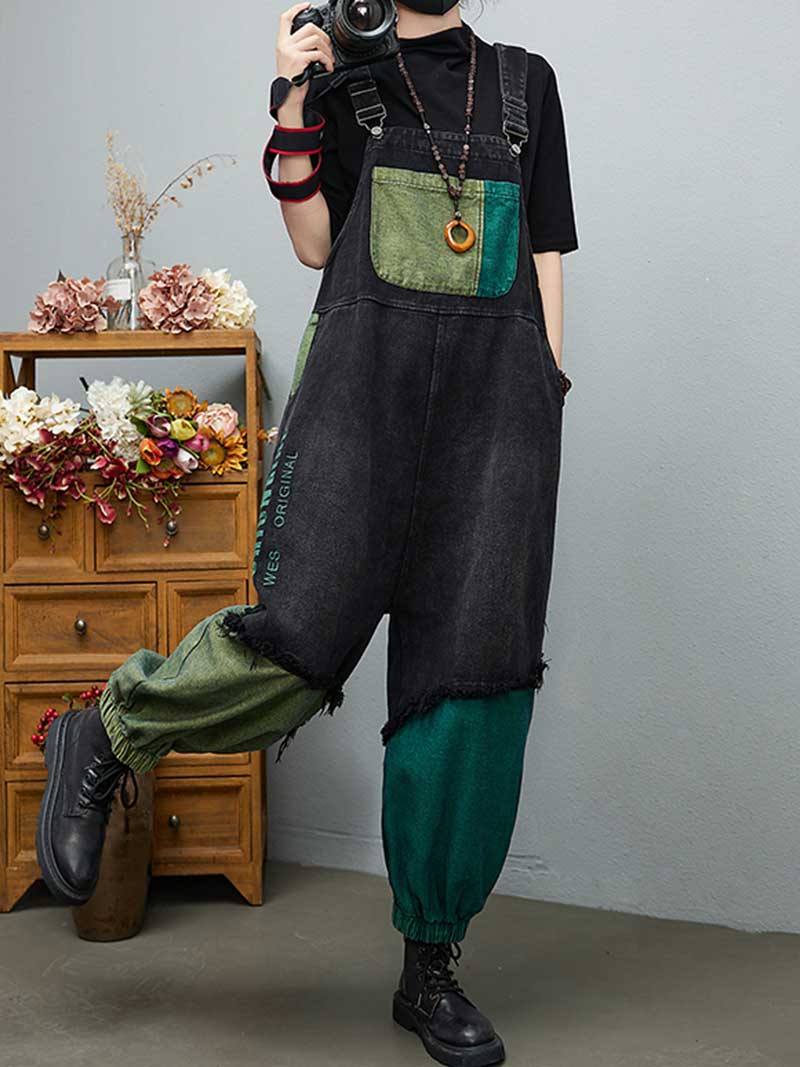 Abuela Denim Overall Dungarees - Image 5