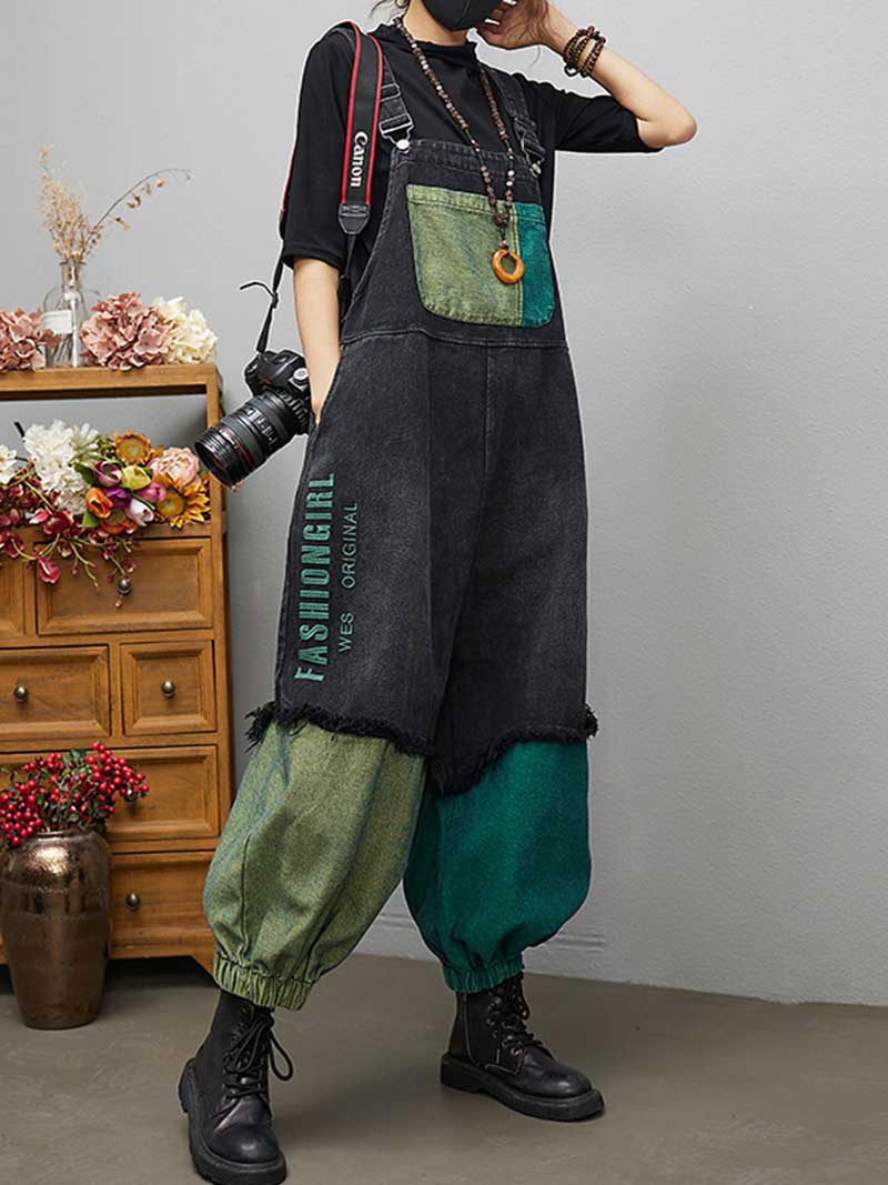 Abuela Denim Overall Dungarees - Image 8