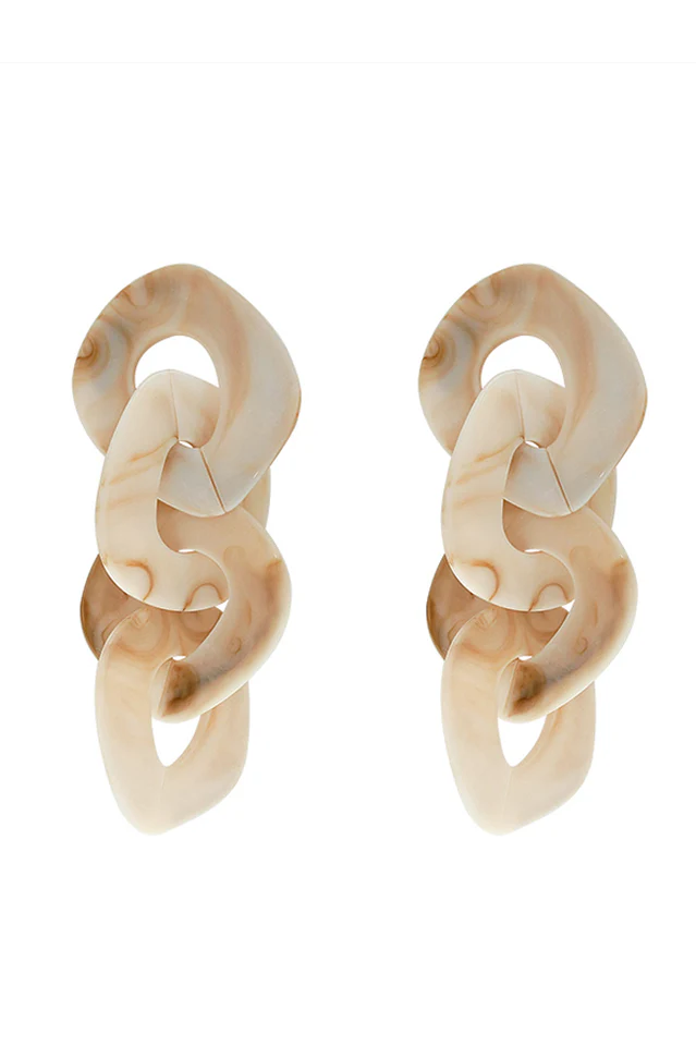 Acrylic Geometric Long Earrings - Image 9