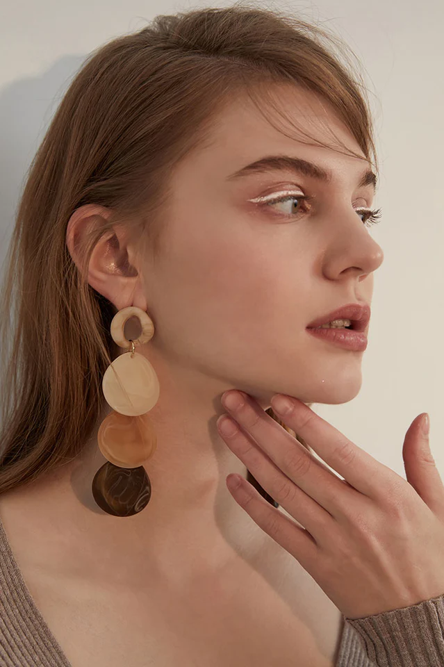 Acrylic Long Earrings - Image 3