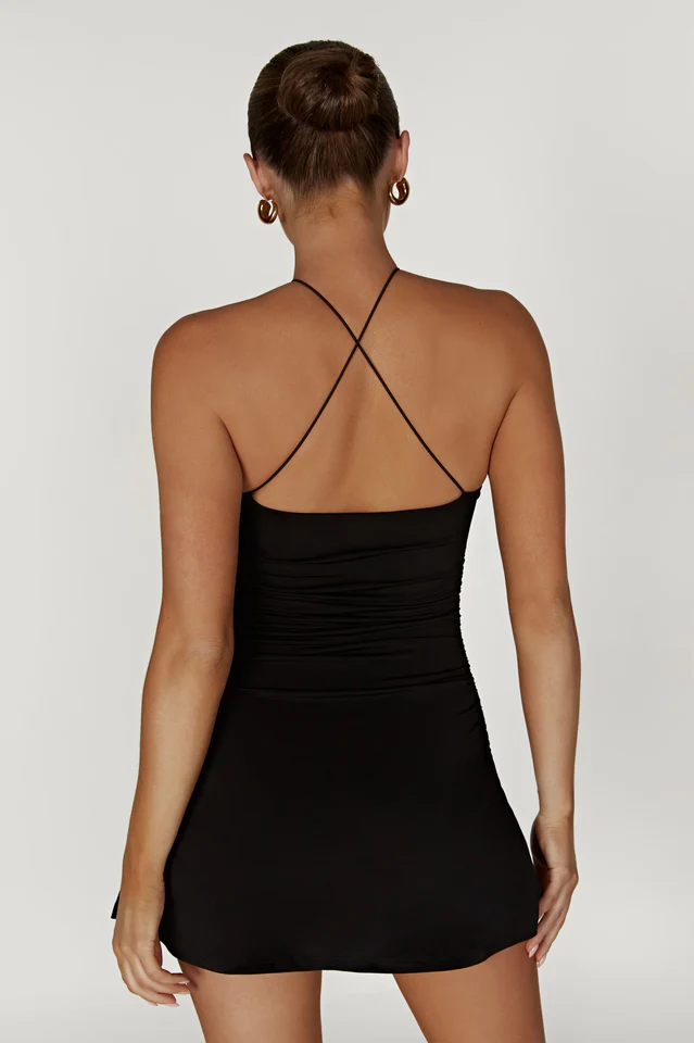 Adeline Rose Halter Mini Dress - Image 10