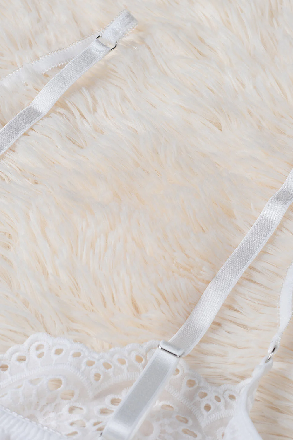 Adjustable Hollow Out Lace Bralette - Image 13