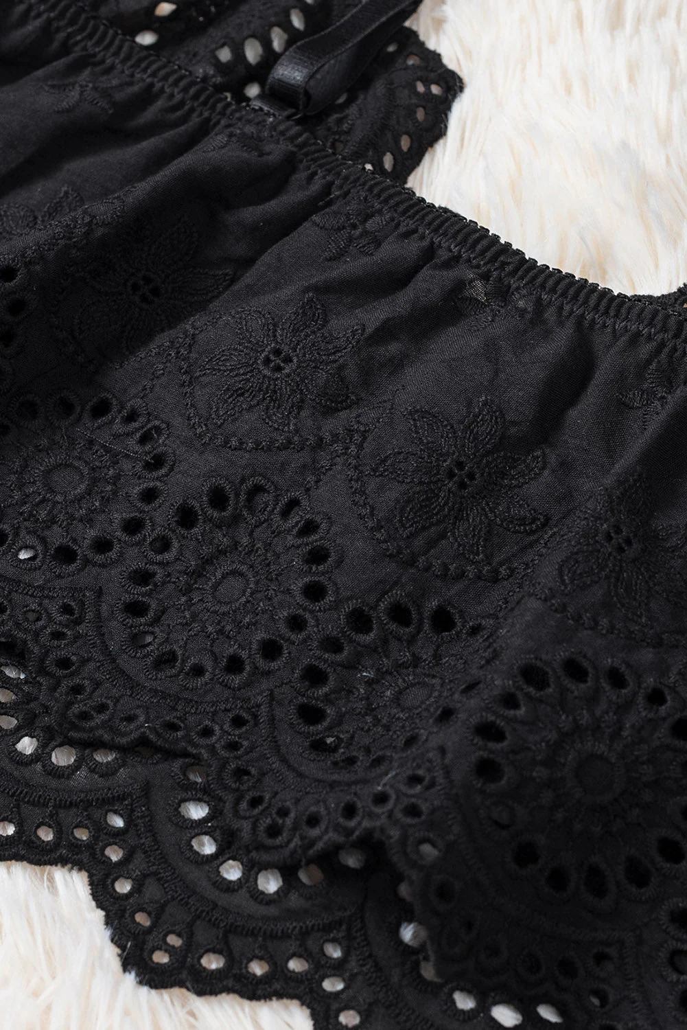 Adjustable Hollow Out Lace Bralette - Image 31