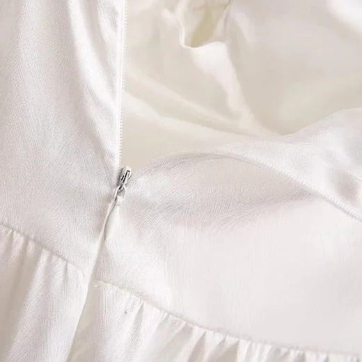 SHINJU WHITE PUFF Mini Dress - Image 11