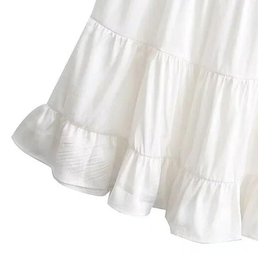 SHINJU WHITE PUFF Mini Dress - Image 9