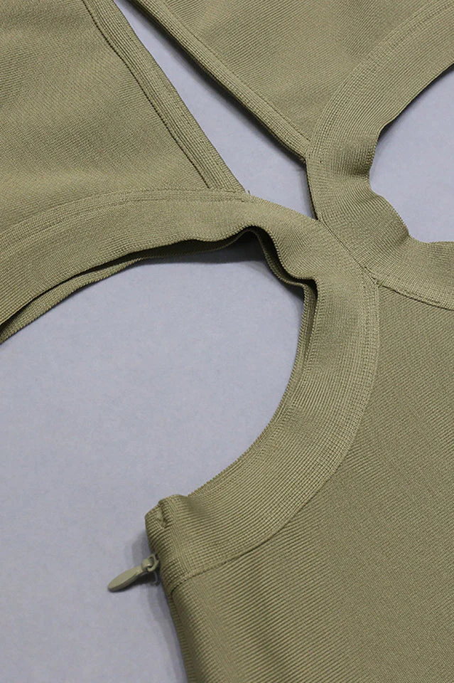 Alethea Halter Cut Out Mini Dress - Image 13