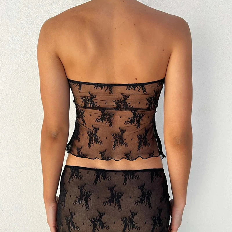 UME Lace TOP and MAXI Skirt SET - Image 9