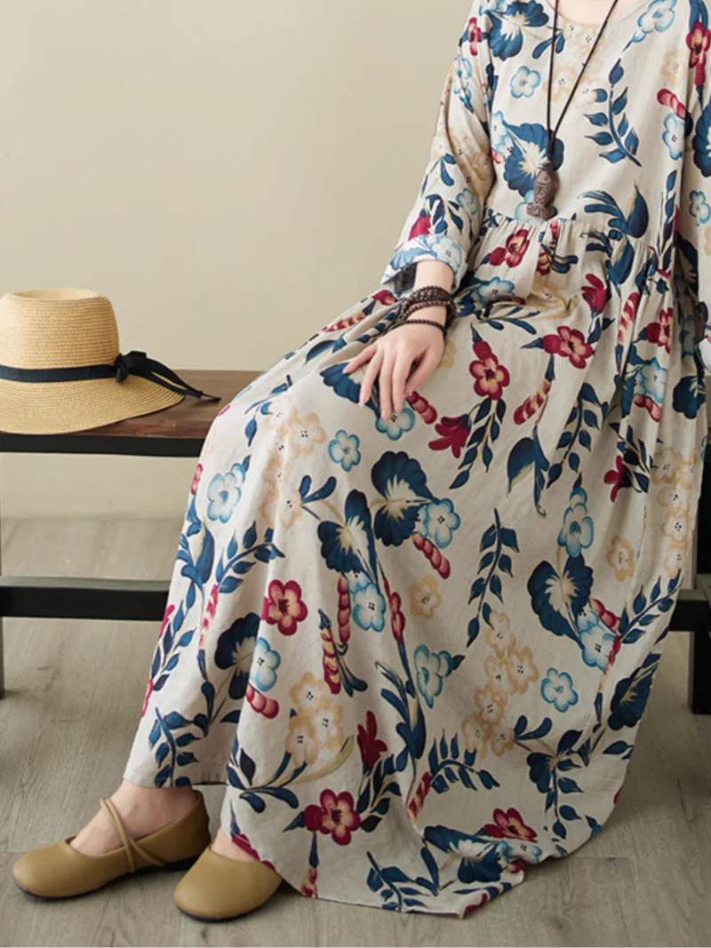 All Body Types Floral Smock Dress - Image 5