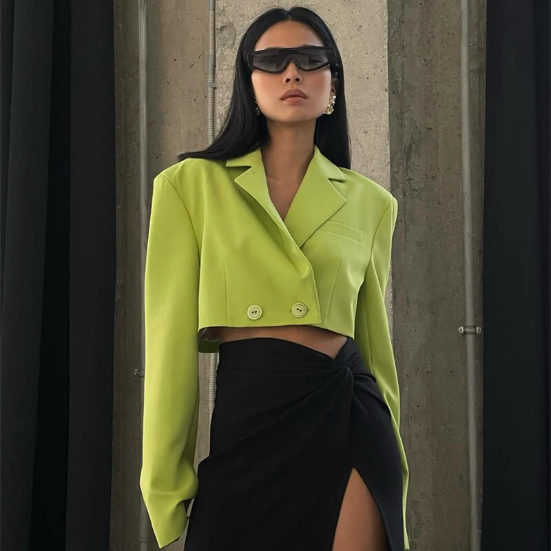 ALYSIYA PLEATED Skirt and Blazer SUIT SET - Image 27