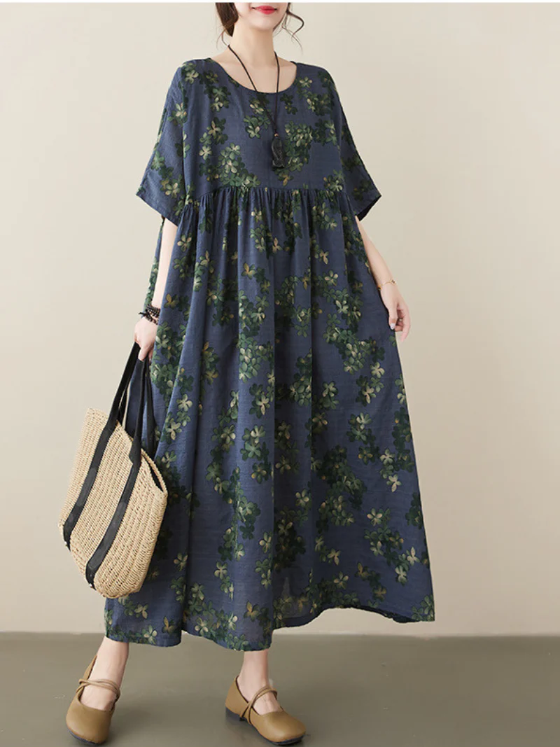 An Angel On Earth Round Neck Smock Dress - Image 3