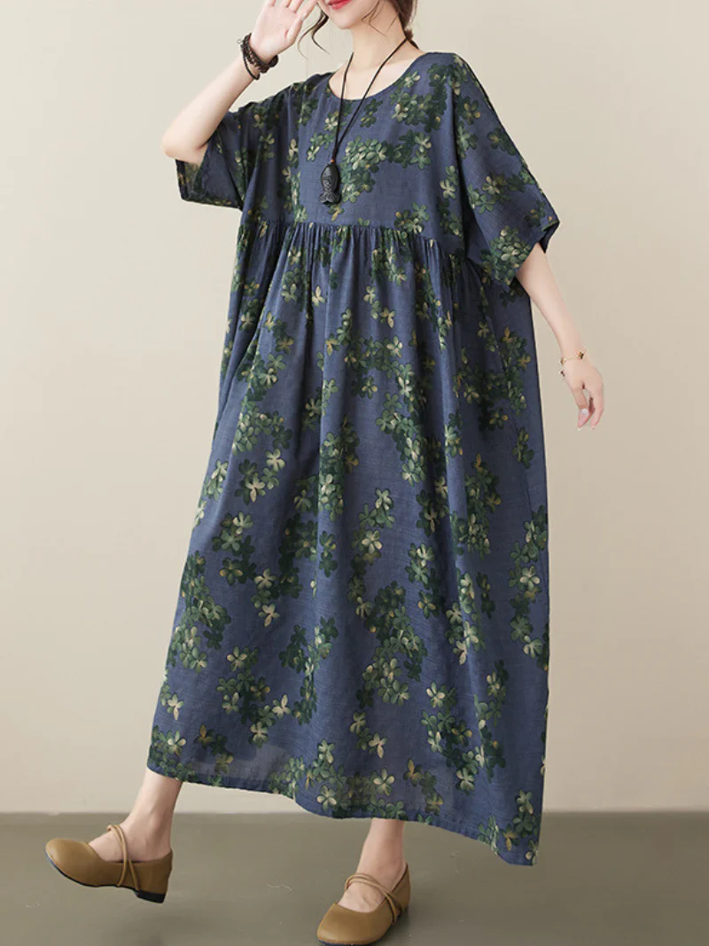 An Angel On Earth Round Neck Smock Dress - Image 5