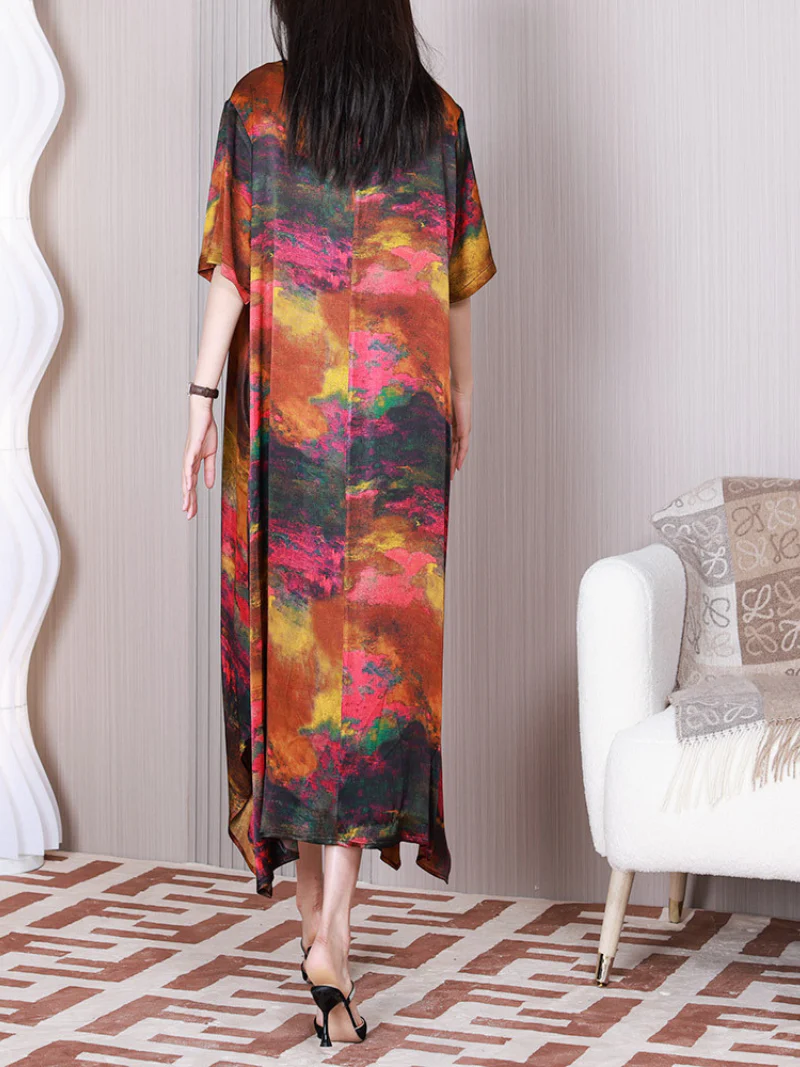 Angel Of Love V-neck Middle Waist A-line Dress - Image 2