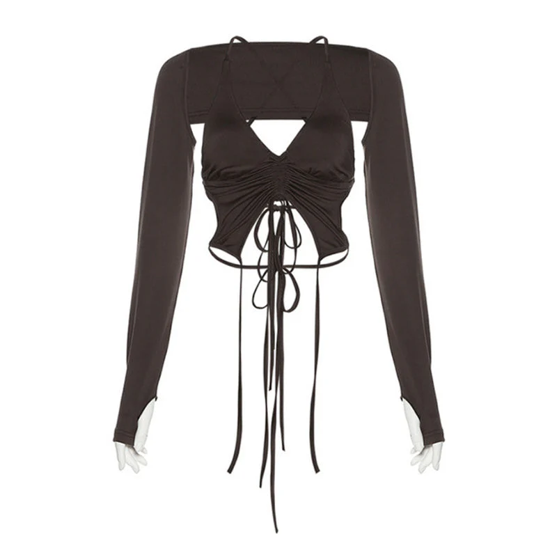 KAZUE BANDAGE CROP TOP - Image 16