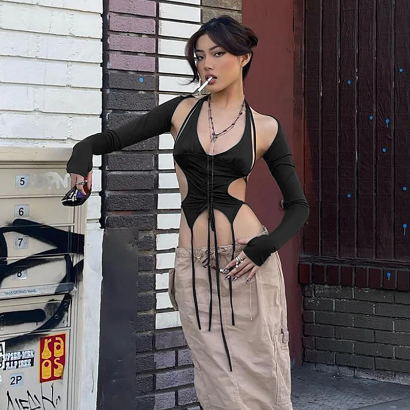 KAZUE BANDAGE CROP TOP - Image 3