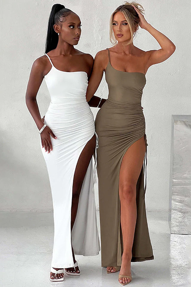 Aria One Shoulder Gown - Image 10