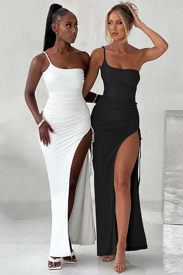 Aria One Shoulder Gown - Image 11
