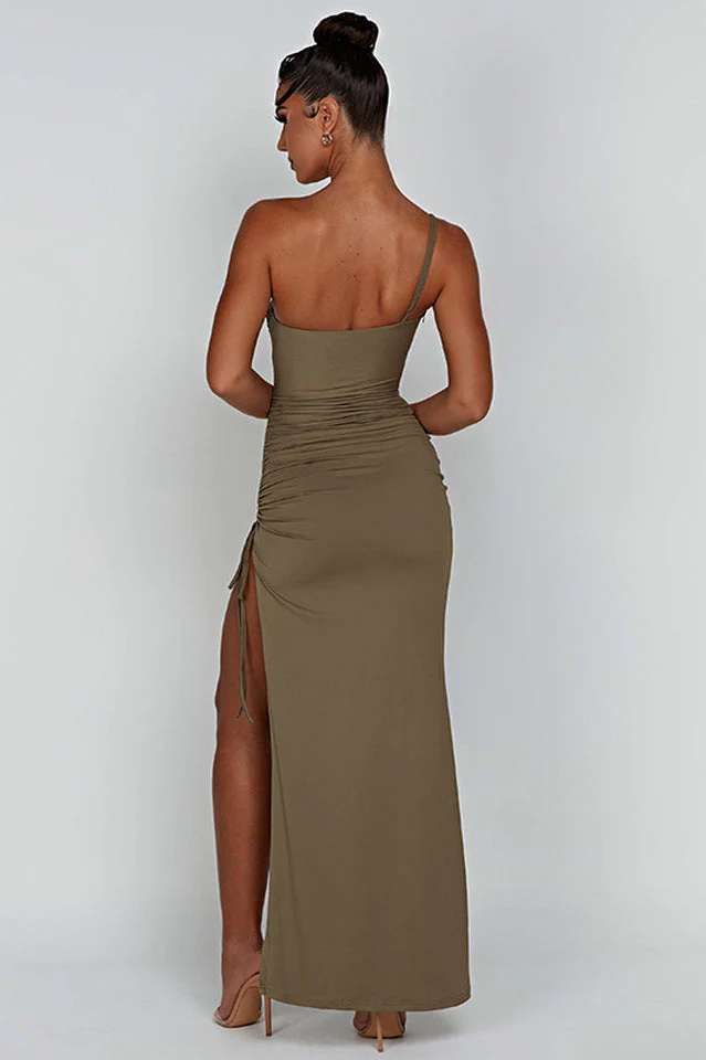 Aria One Shoulder Gown - Image 9