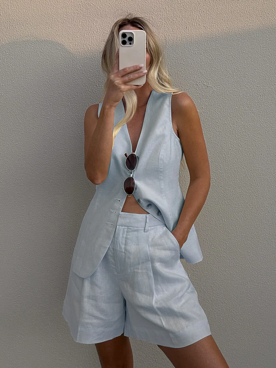 Linen Cozy Two Piece Set - Image 8