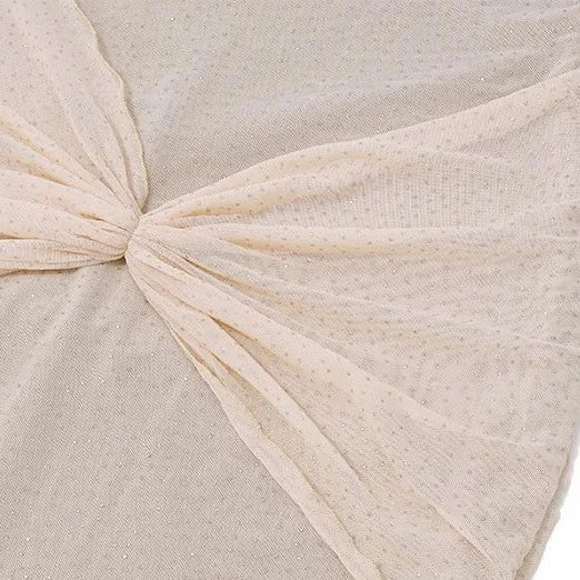 Glitter Mesh PLEATED MAXI Dress - Image 16