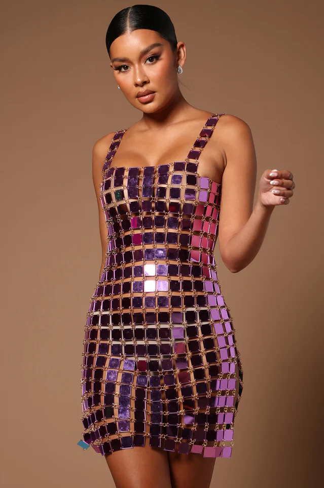 Astrid Mirror Mini Dress - Image 8