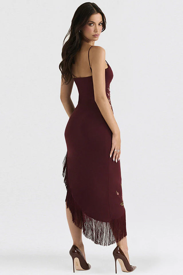 Asymmetric Midi Slipdress - Image 2