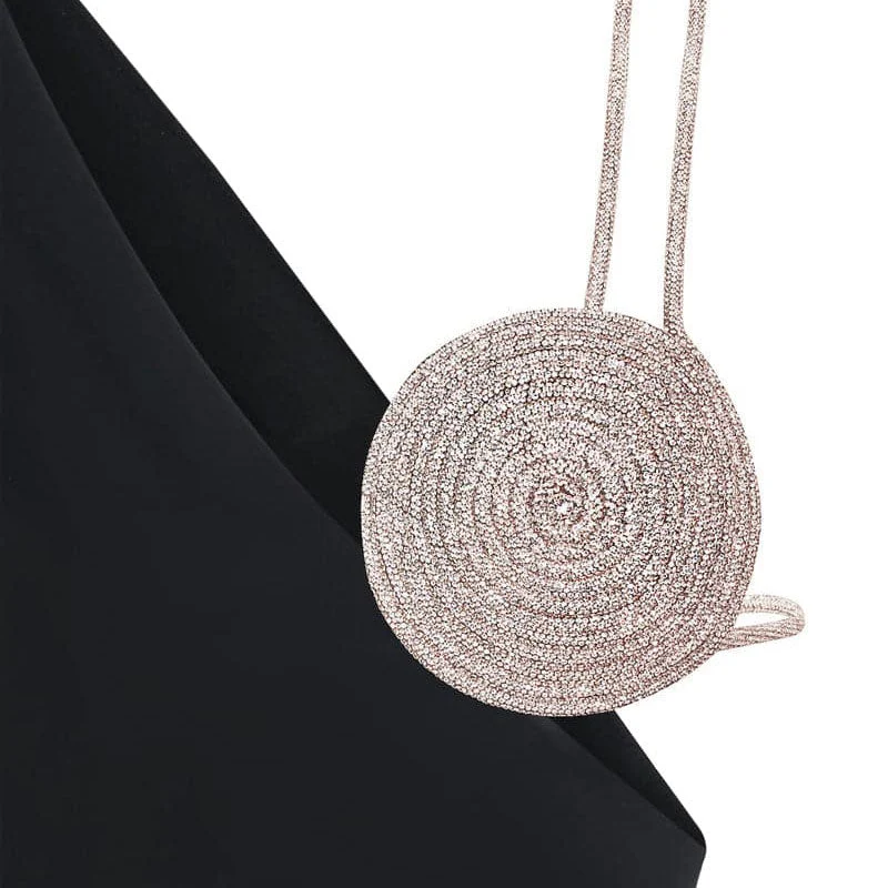 Asymmetric One Shoulder Crystal Bra Sleeveless High Slit Midi Bandage Dress - Image 3