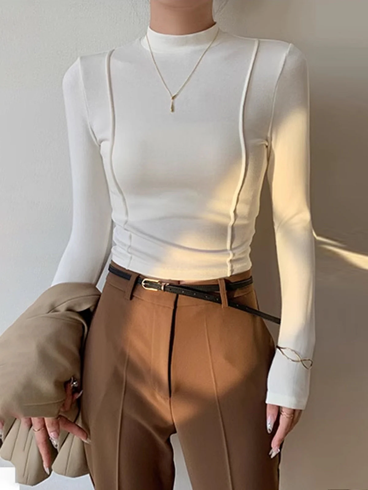 Audrey Piping Blouse - Image 3