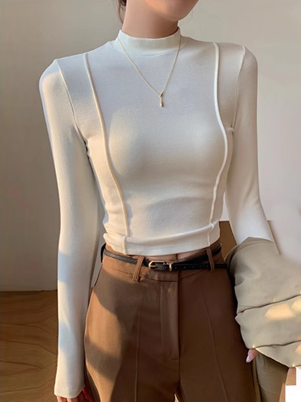 Audrey Piping Blouse - Image 4