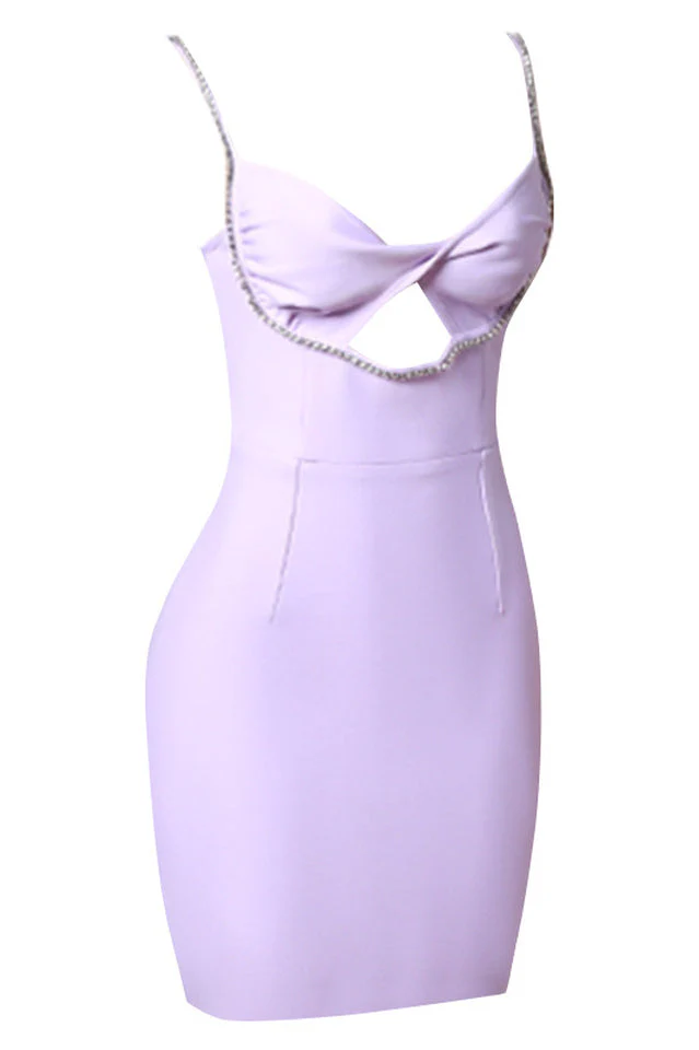 Aurelian Embellished Strap Cut Out Dress - Image 16