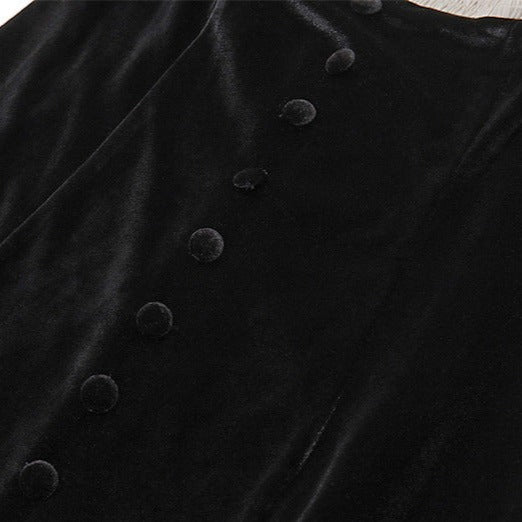 VOLLU SQUARE NECK PLEATED Long Sleeve Mini Dress - Image 13