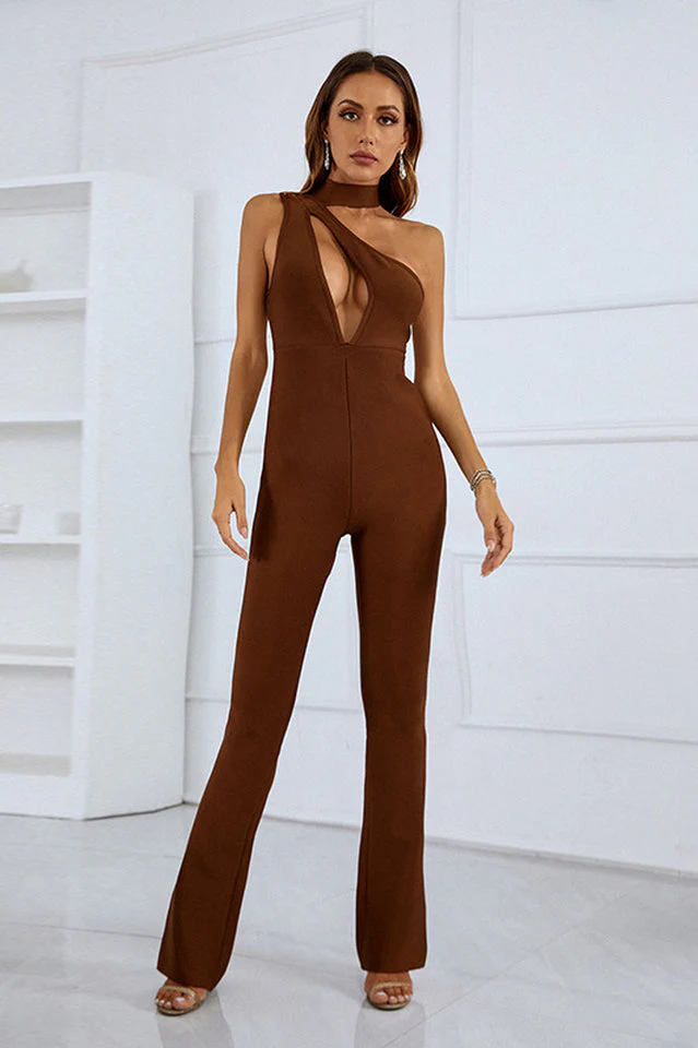 Babara One Shoulder Jumpsuit - Image 2