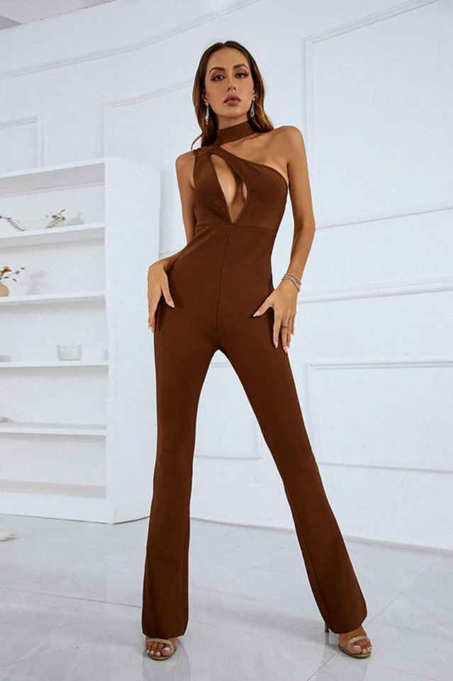 Babara One Shoulder Jumpsuit - Image 3