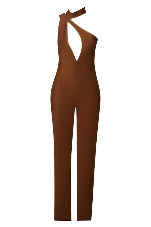 Babara One Shoulder Jumpsuit - Image 7