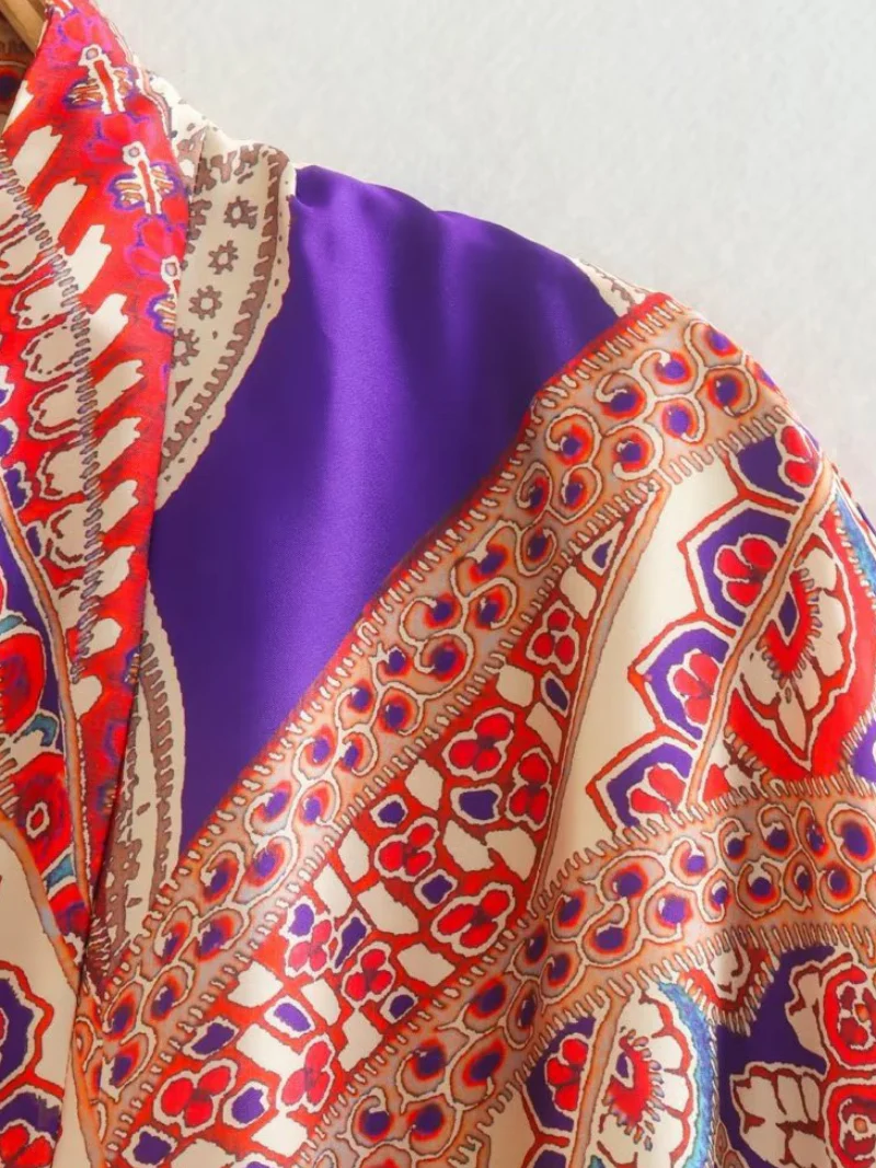 Floral Print Kimono, Short Kimono, Kimono Cardigan, Gift For Her, Kimono Jacket - Image 3