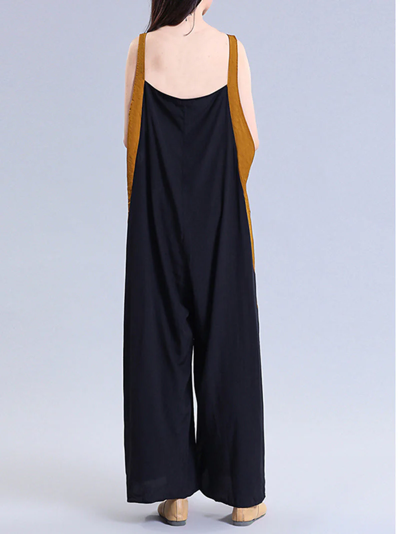 Back To Eden Lattice Print Sleeveless Jumpsuit - Image 3