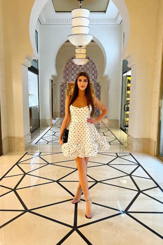 Backless Bustier Mini Dress - Image 10