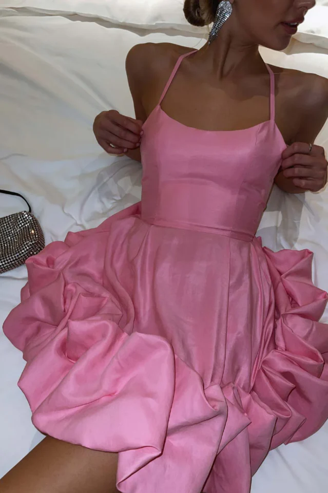 Backless Bustier Mini Dress - Image 3