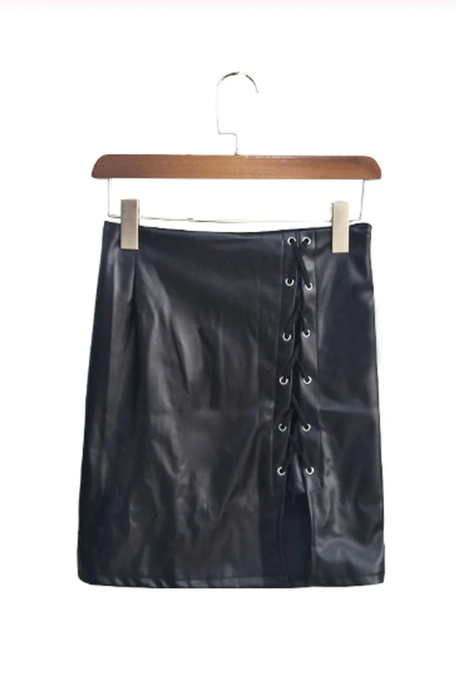Bandage Black Plus Size Skirt - Image 5